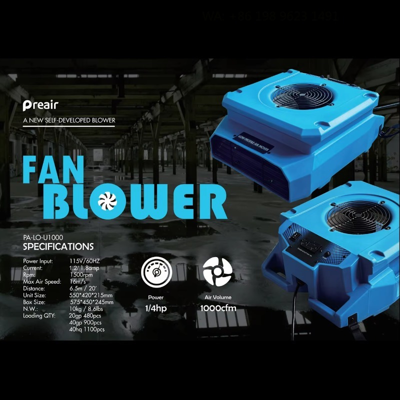Air Purifier Hepa - 卸売 500CFM HEPAエアスクラバー 洪水復旧用クリーナー 産業用カビ・湿気除去浄化装置 現場救助用