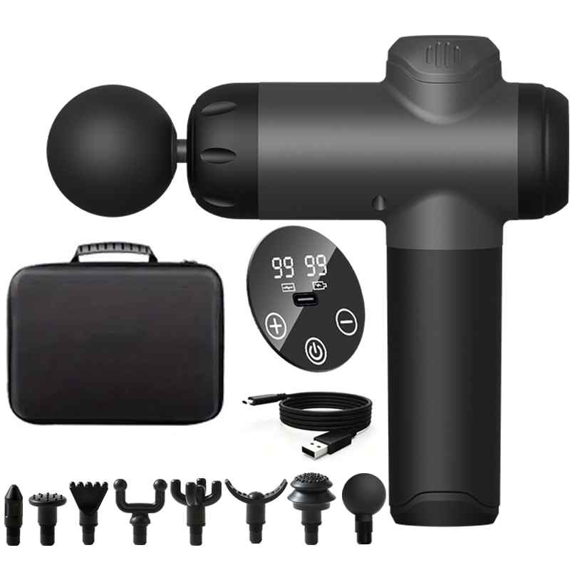 Health Wellness Massage - 99 レベルマッサージガン筋膜深部筋肉リラックスボディネックマッサージャー電気フィットネス機器ノイズリダクション男性女性
