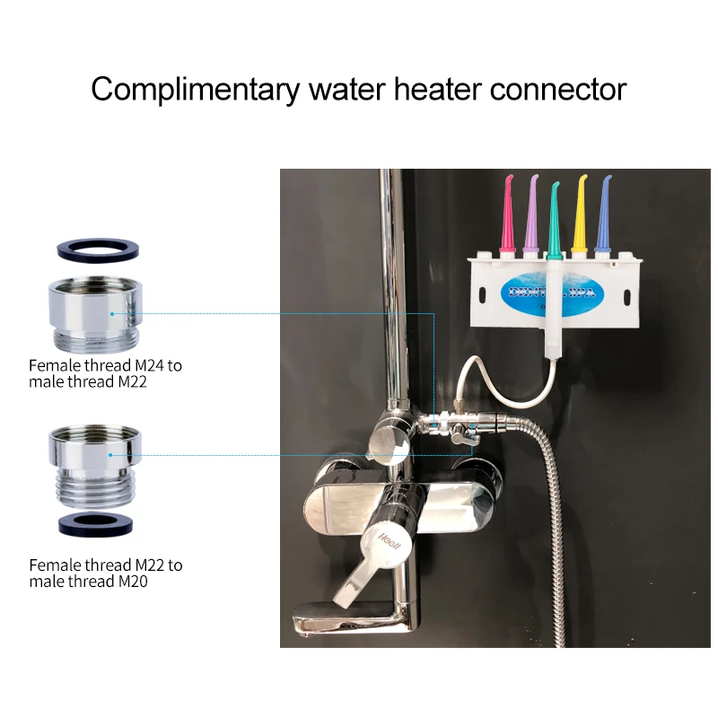 デンタルSPA蛇口口腔洗浄器ウォータージェット歯ブラシフロス - Oral Irrigator Flosser のレビューと価格