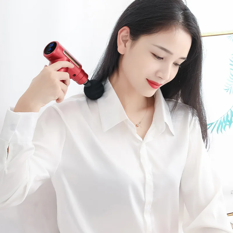 ポータブルミニマッサージガン USB 充電式軽量電気筋肉リラ - Health Wellness Massage のレビューと価格