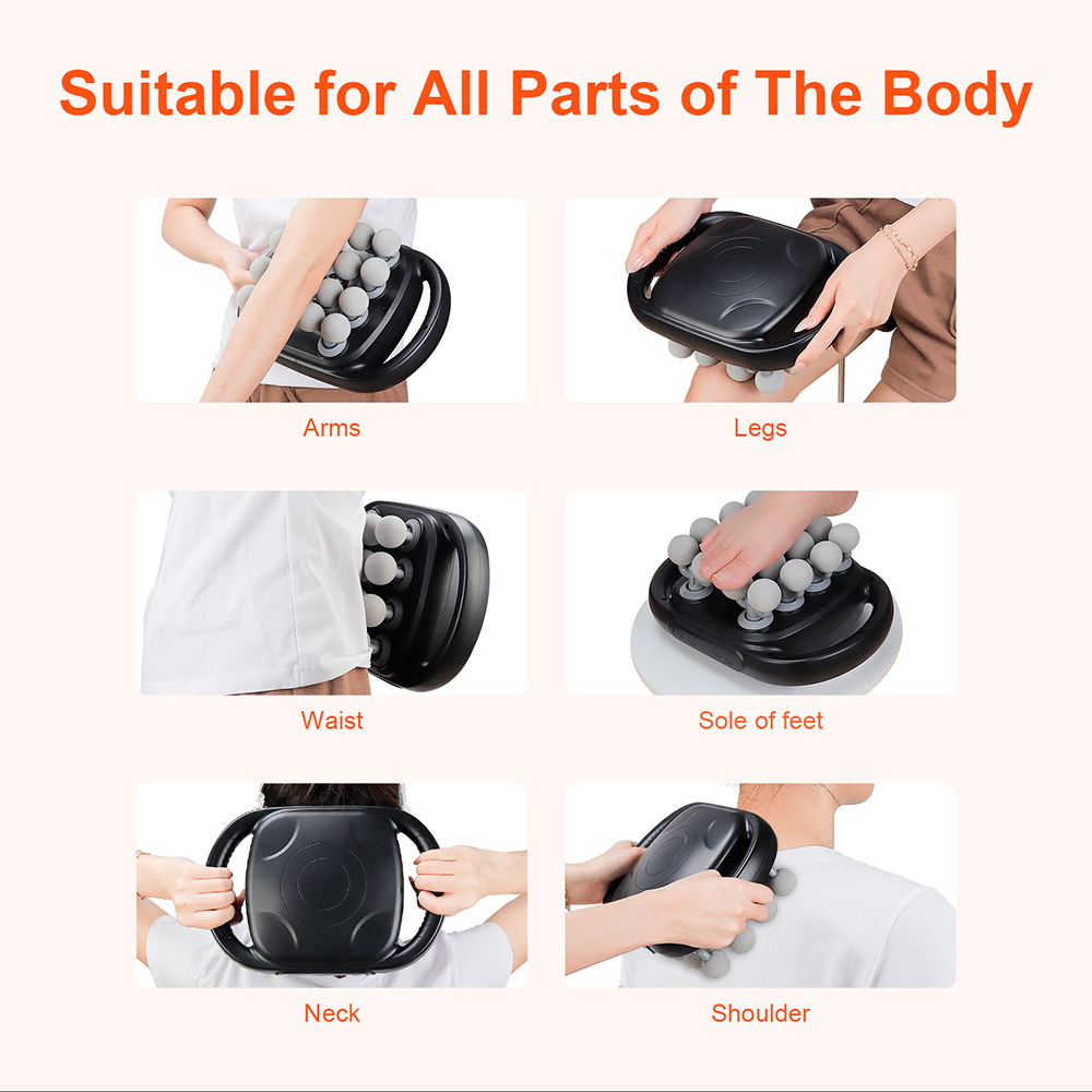 16 ヘッド筋膜ガン高周波振動ボディマッサージガン腰と背中の - Health Wellness Massage のレビューと価格