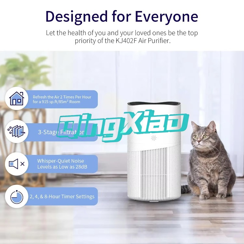 スマートアプリ制御空気清浄機、煙の臭いを除去、マイナスイオン - Air Purifier Hepa のレビューと価格