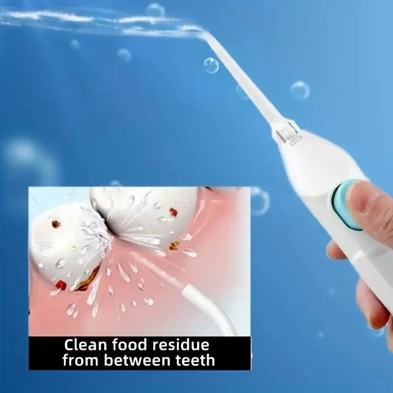 家庭用高圧口腔洗浄器ポータブル歯きれいな水デンタルフロス手動 - Oral Irrigator Flosser のレビューと価格